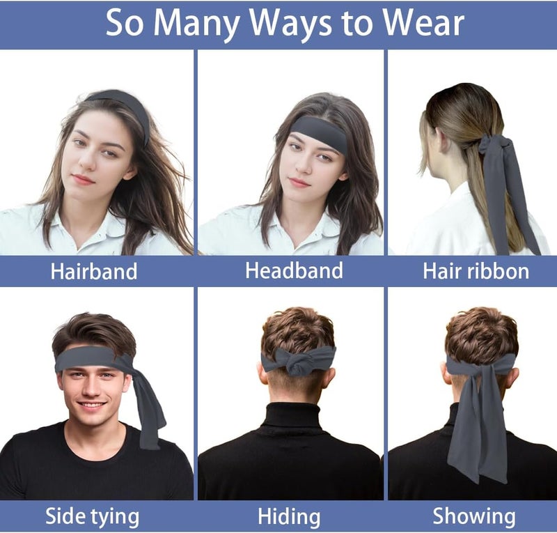 SRLLBBY Sport Tie Headbands Tennis Head Tie for Men Women Sports Fans Ninja Soccer Basketball Teams Head Ties Halloween - Image 5